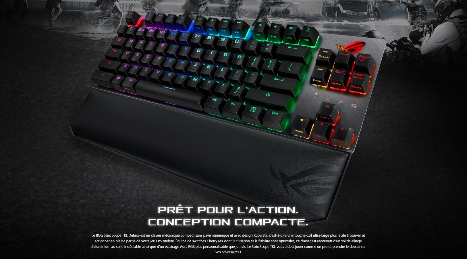 ROG Strix Scope TKL Deluxe chez tera.ma